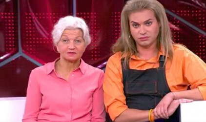 Бывшая жена Гогена Солнцева Екатерина Терешкович устроила дебош и ее спустили с лестницы